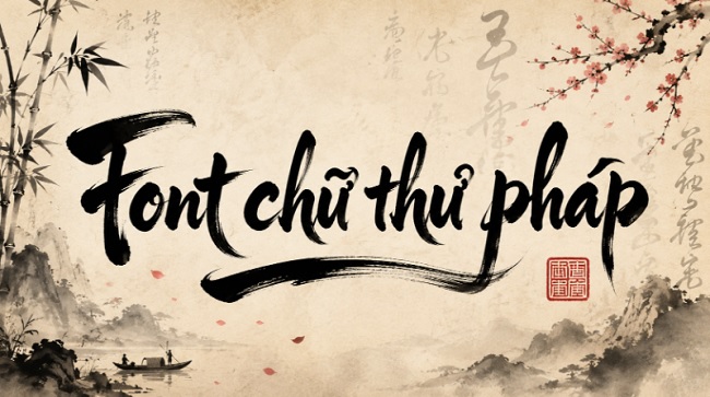 Tải Full font chữ Thư Pháp Việt hóa mới hiện đại 2026