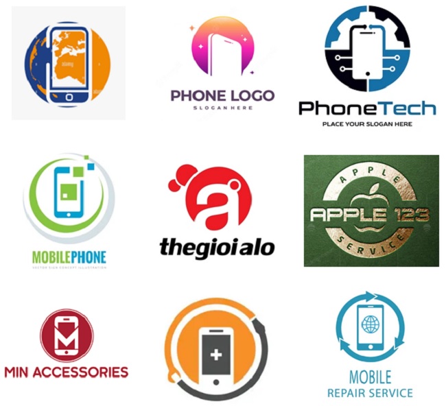 30+ Mẫu Logo Điện Thoại Đẹp, Sáng Tạo và Chuyên Nghiệp